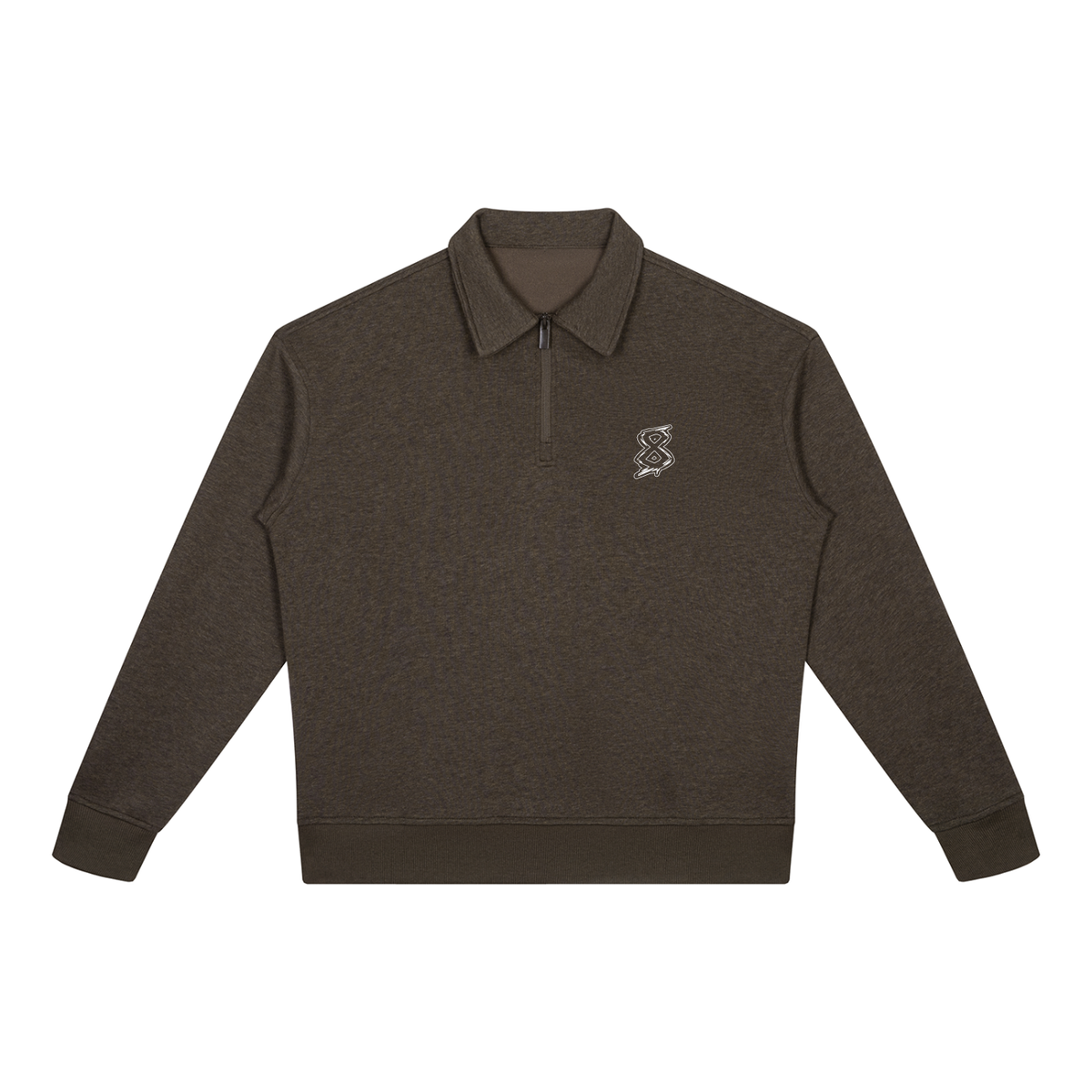 Unisex Boxy Quarter-Zip Sweatshirt