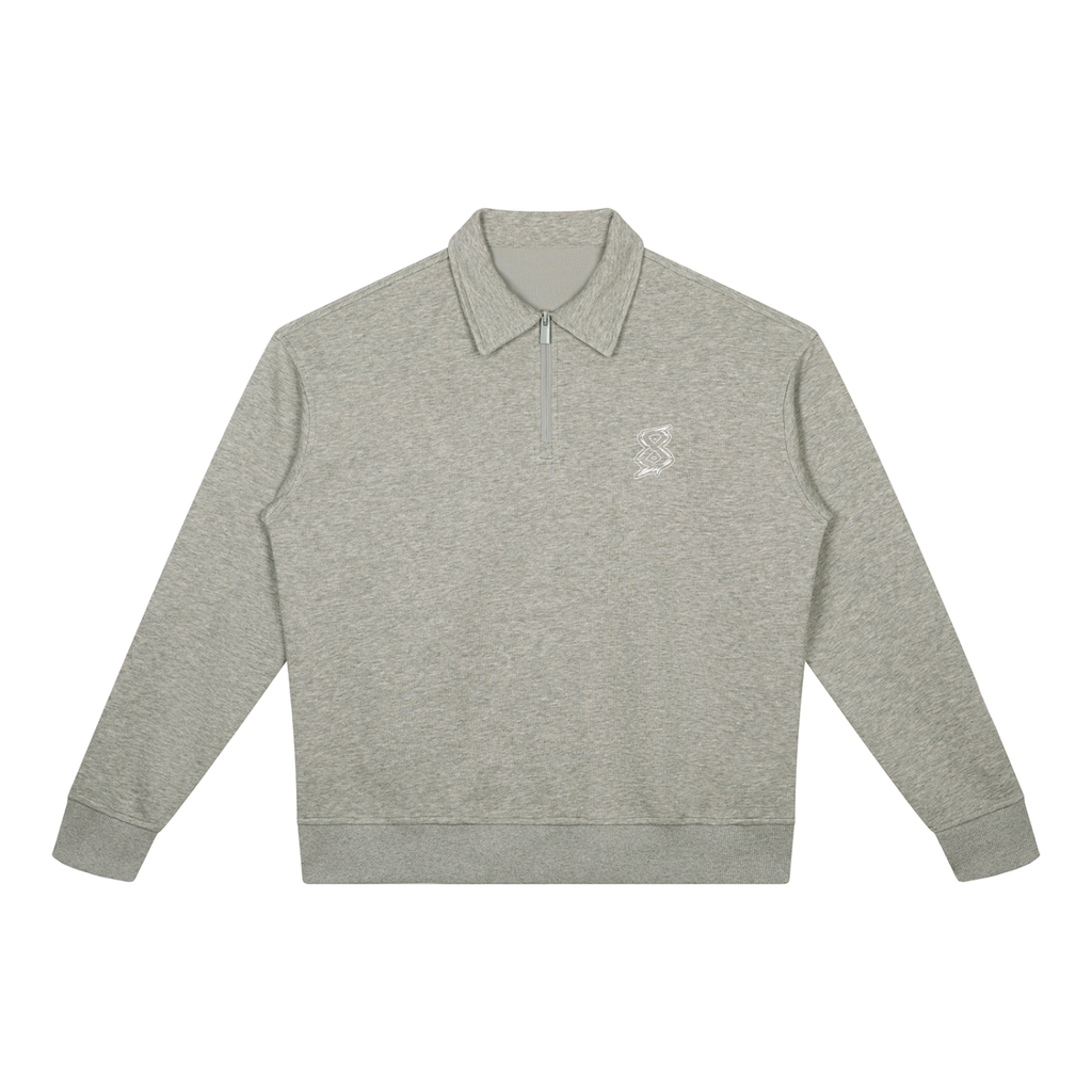 Unisex Boxy Quarter-Zip Sweatshirt