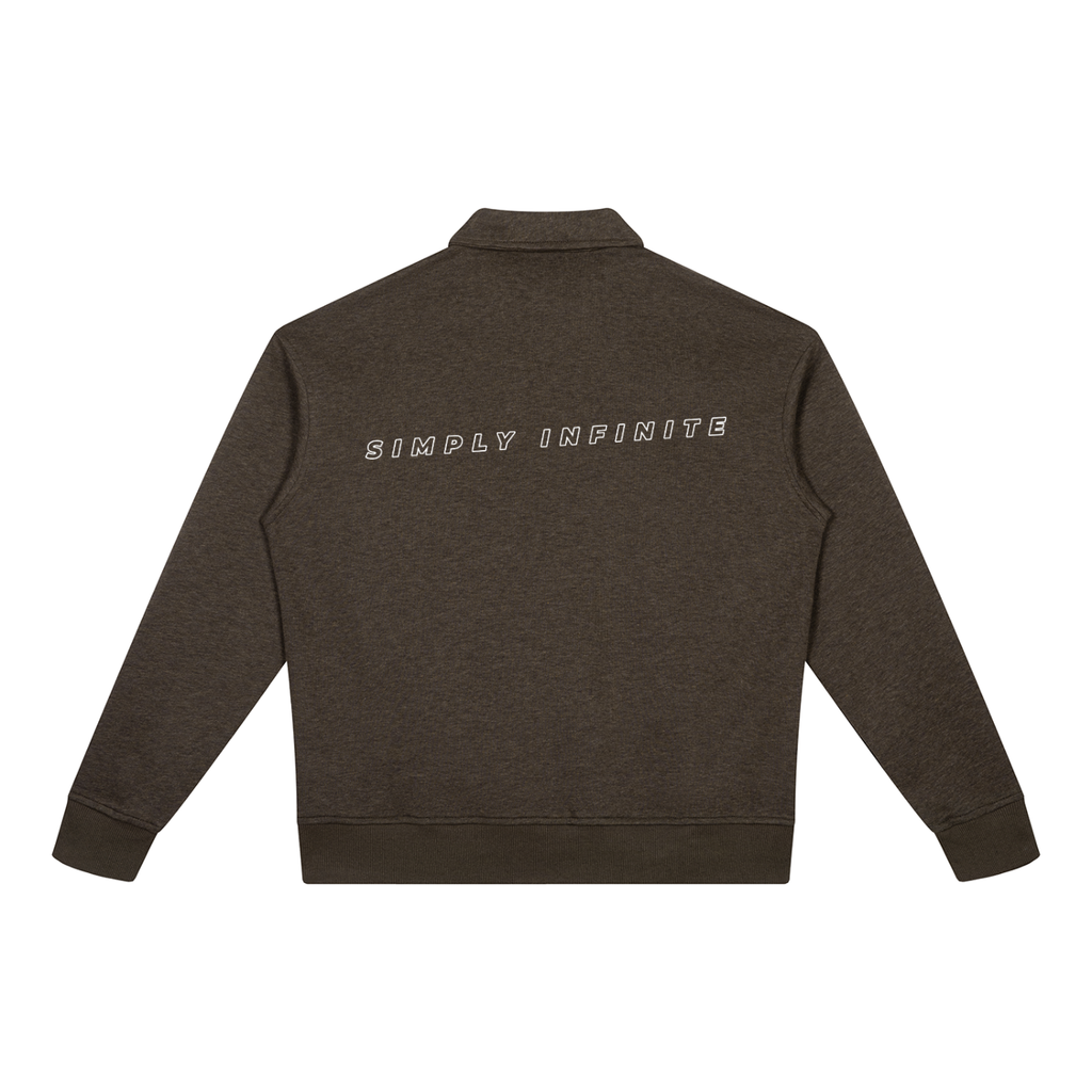Unisex Boxy Quarter-Zip Sweatshirt