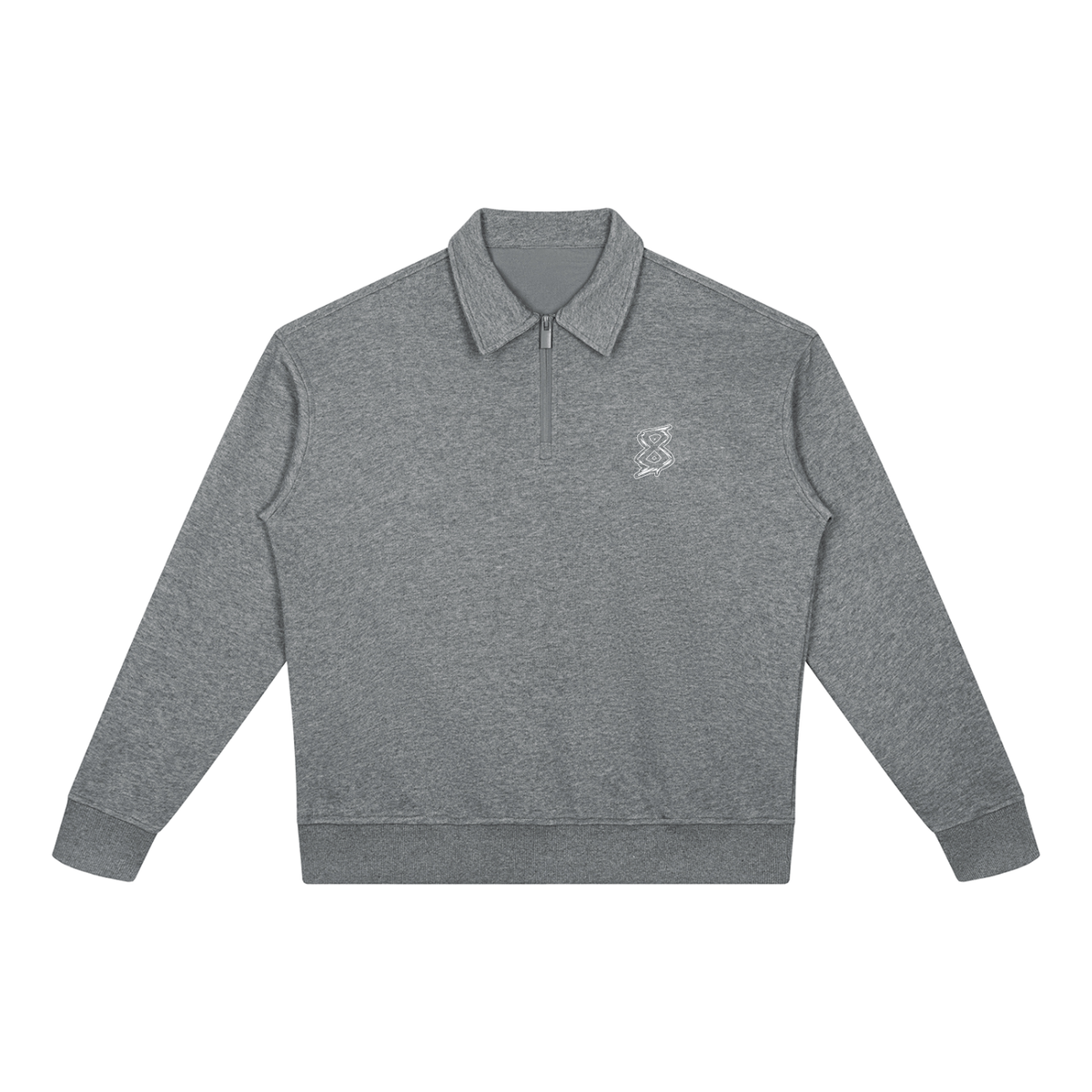 Unisex Boxy Quarter-Zip Sweatshirt
