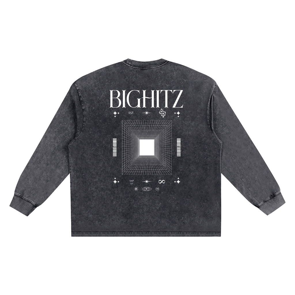 Snow Washed Long sleeve T-Shirt