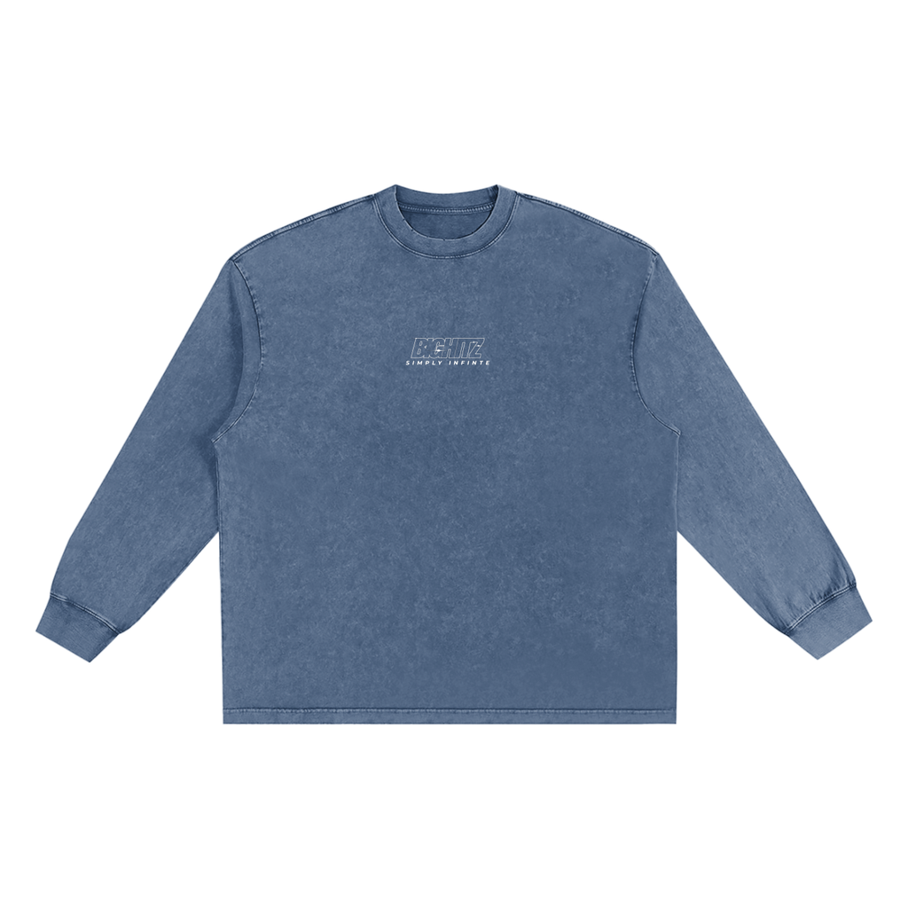 Snow Washed Frayed Edge T-Shirt