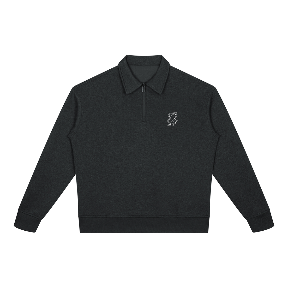 Unisex Boxy Quarter-Zip Sweatshirt